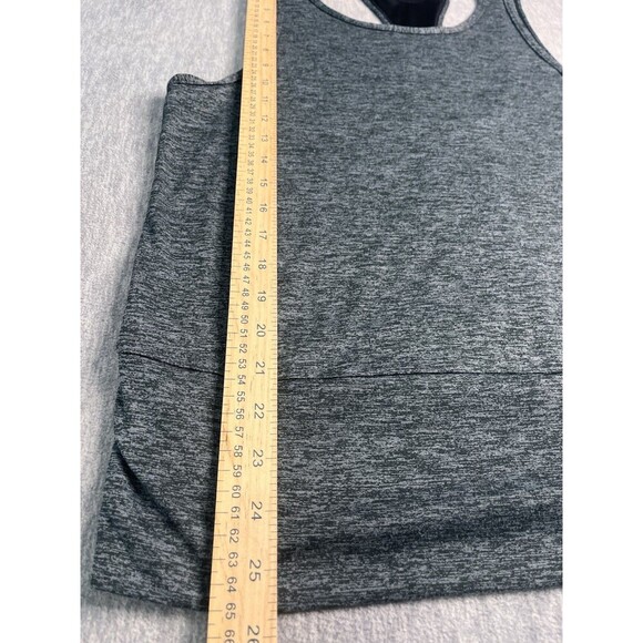 NIKE DRY Women's Open Back Studio Tank Top  M in Gray - Picture 5 of 8